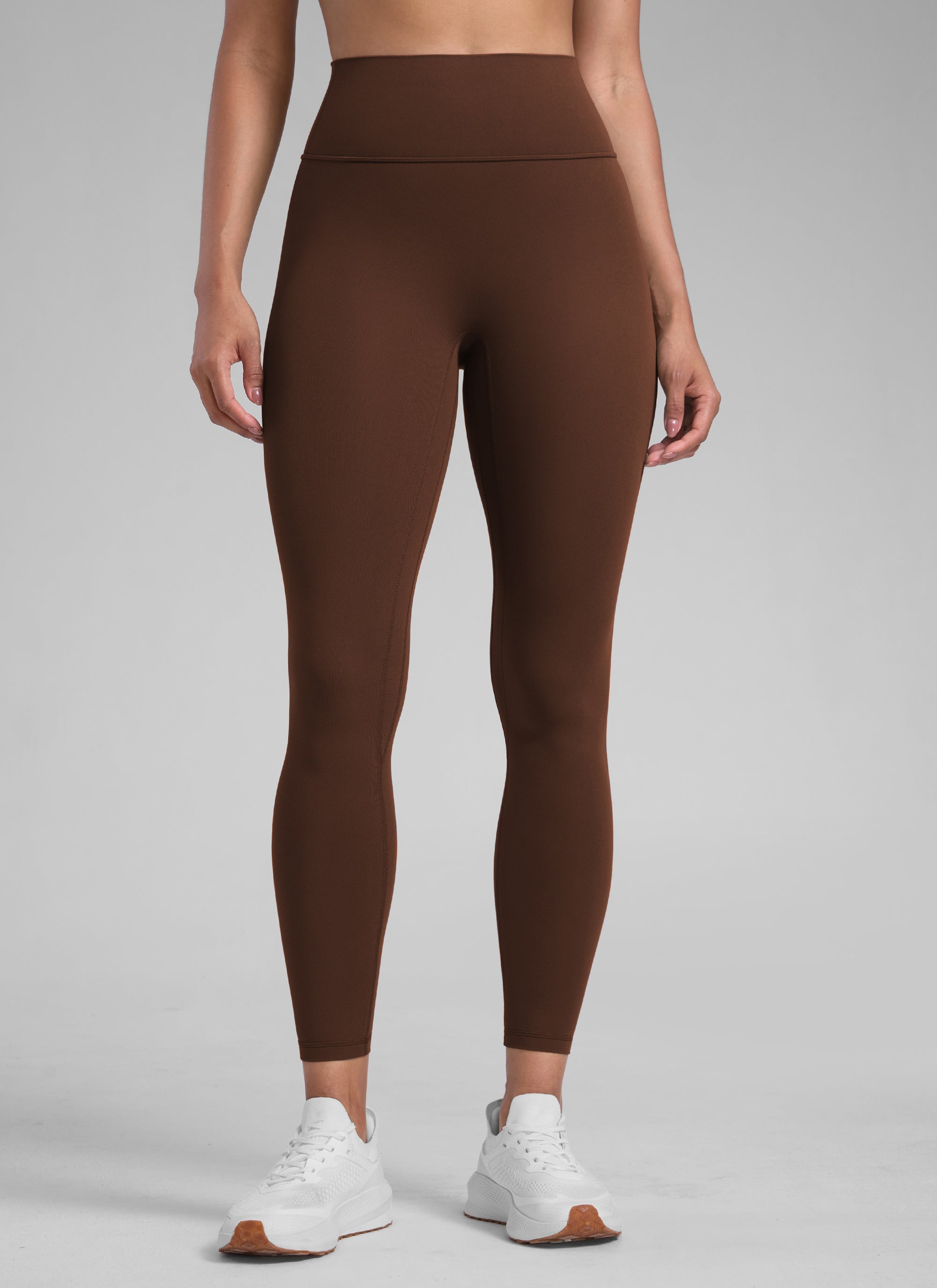 CRZ YOGA Women Butterlift High Rise Scrunch Butt Legging No Front Seam Lava Brown @model_info:B