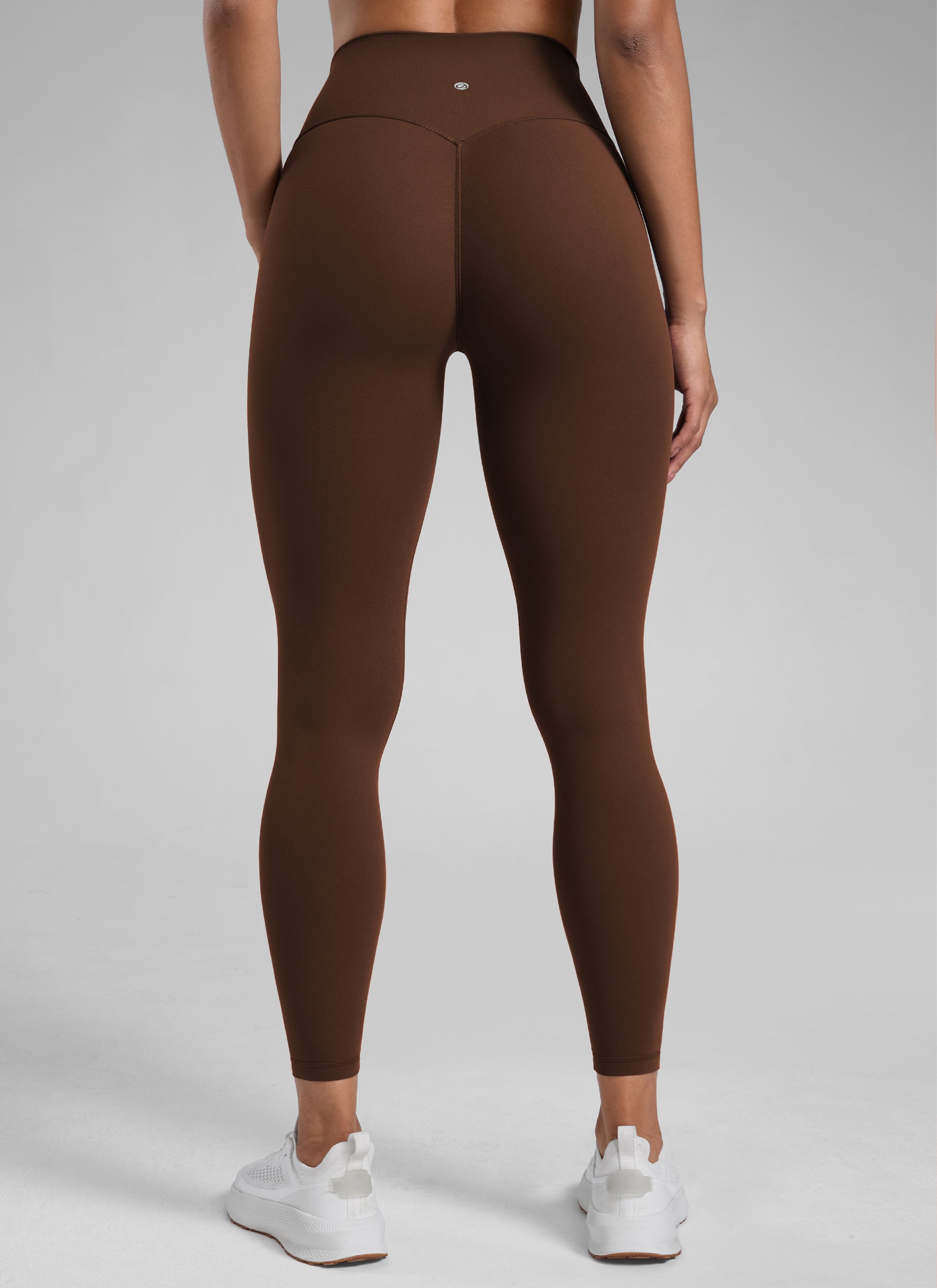 CRZ YOGA Women Butterlift High Rise Scrunch Butt Legging No Front Seam Lava Brown @model_info:B