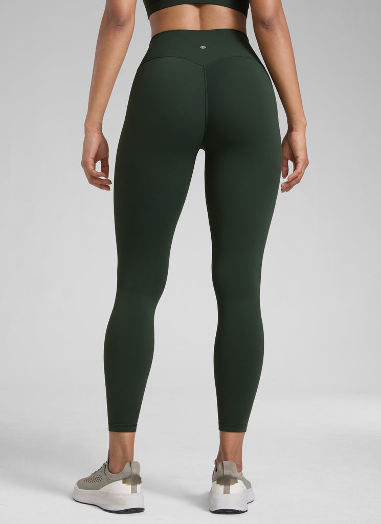 CRZ YOGA Women Butterlift High Rise Scrunch Butt Legging No Front Seam Legend Green