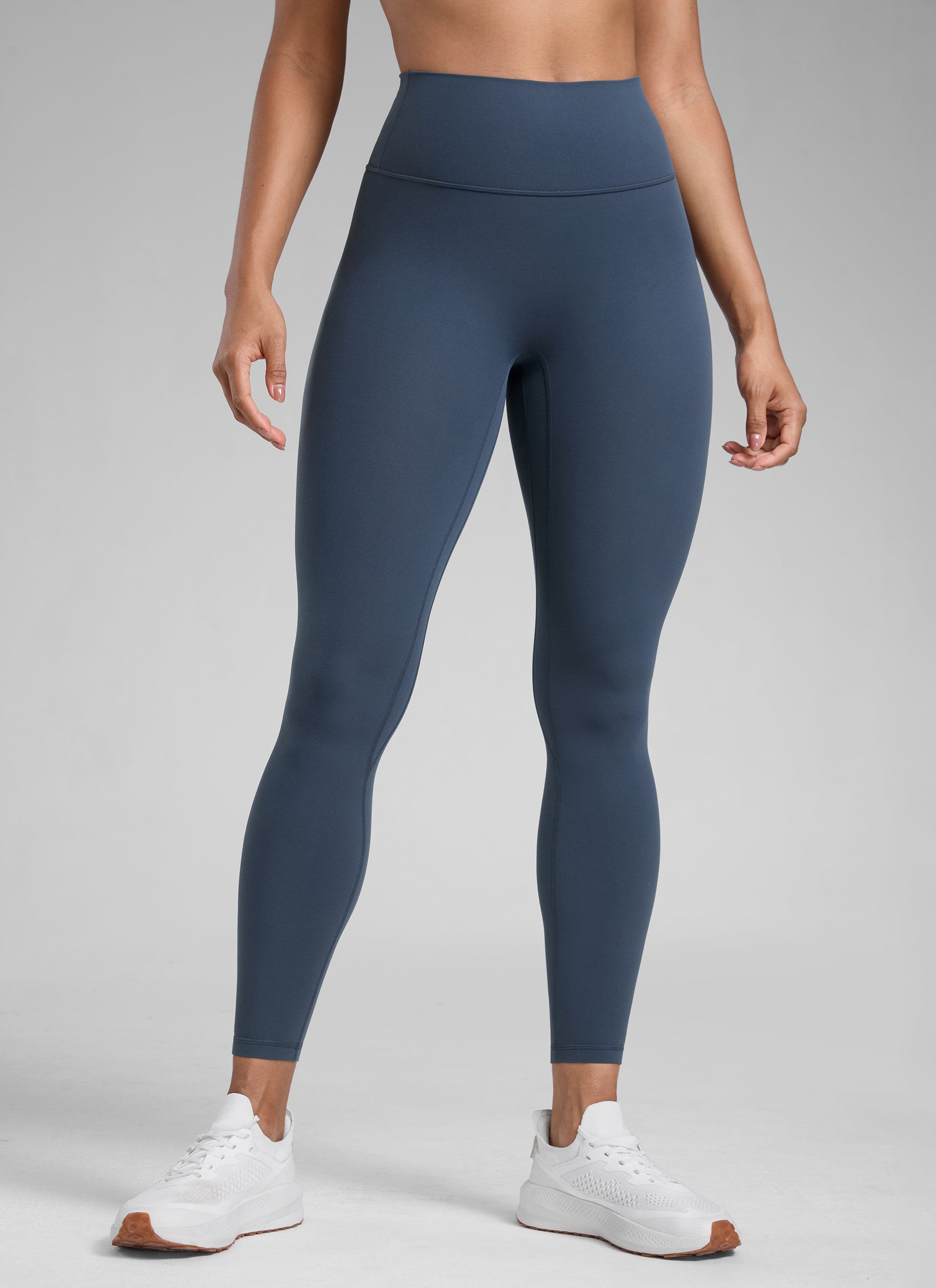 CRZ YOGA Women Butterlift High Rise Scrunch Butt Legging No Front Seam Stelindigo @model_info:Barbara