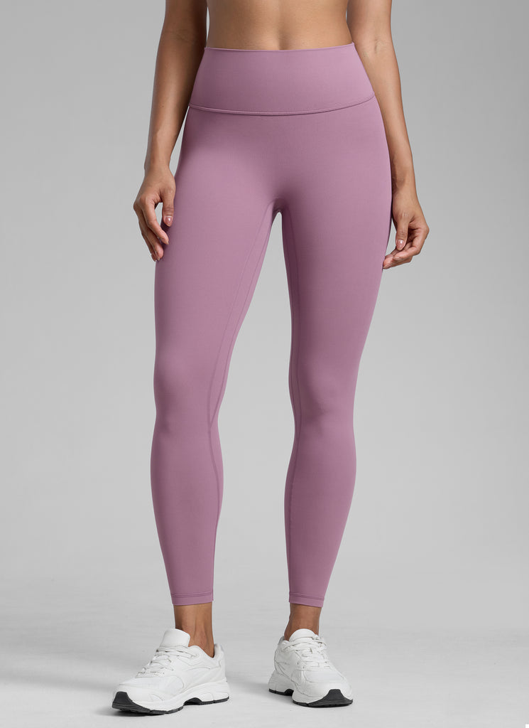 CRZ YOGA Women Butterlift High Rise Scrunch Butt Legging No Front Seam Light Lavender