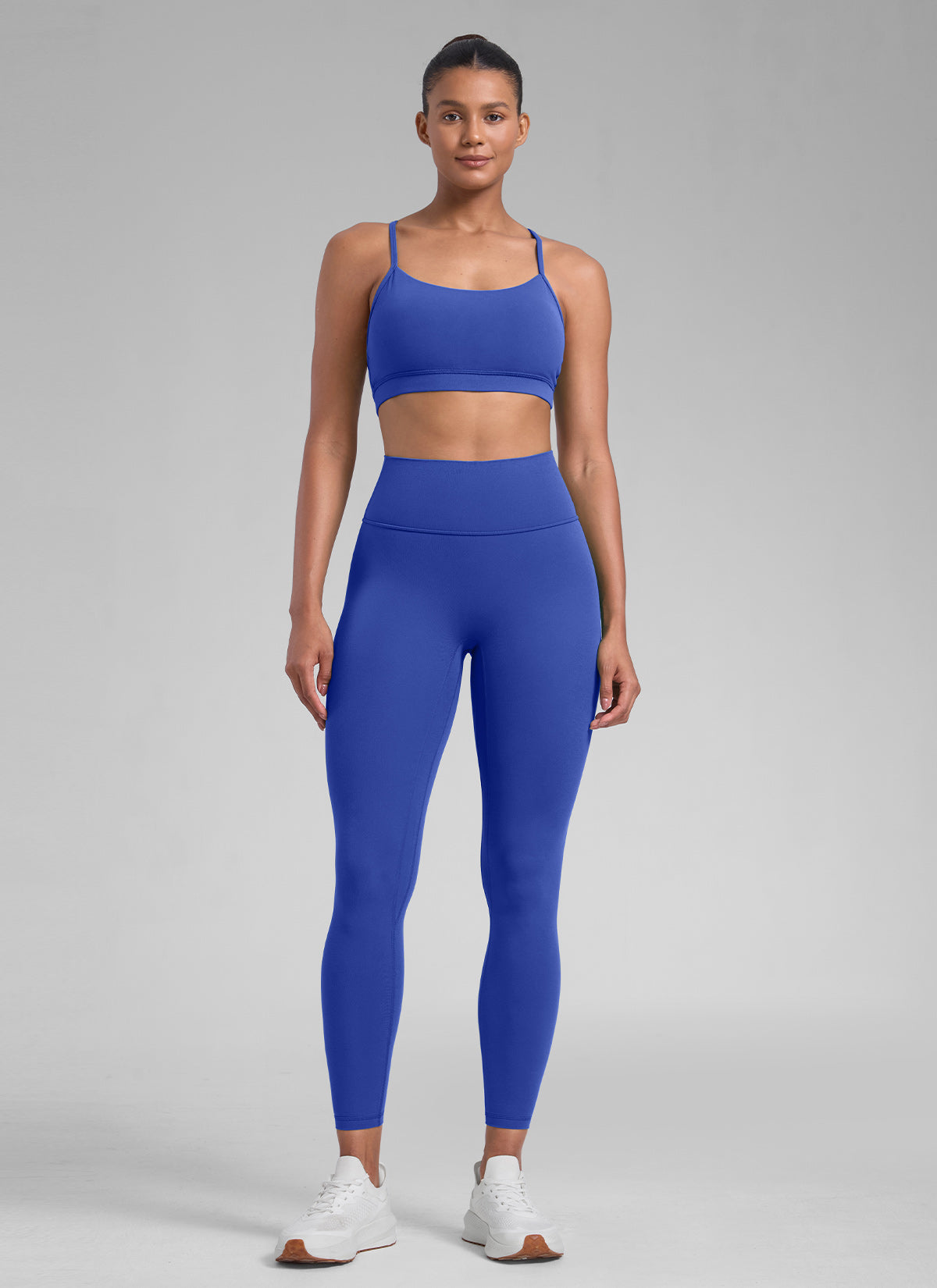 CRZ YOGA Women Butterlift High Rise Scrunch Butt Legging No Front Seam Royal Blues