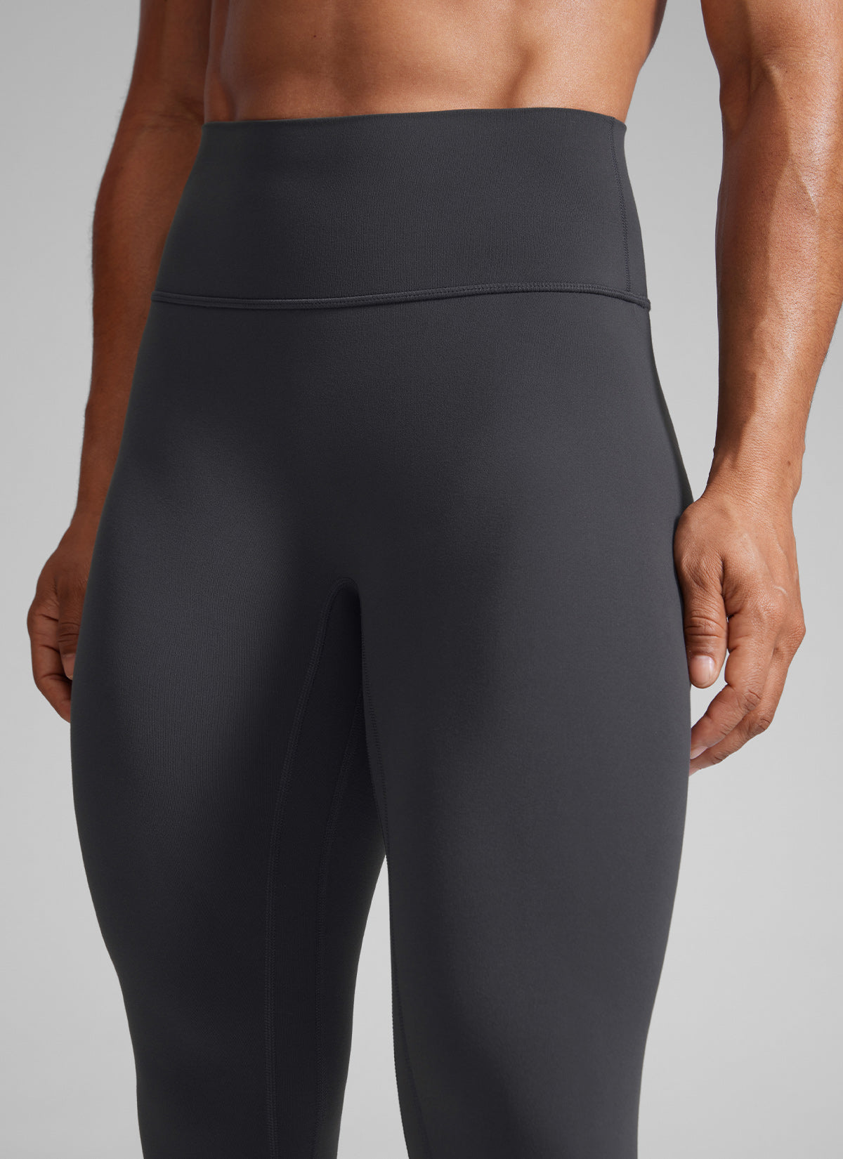 CRZ YOGA Women Butterlift High Rise Scrunch Butt Legging No Front Seam Mysterious Grey @model_info:Cintia