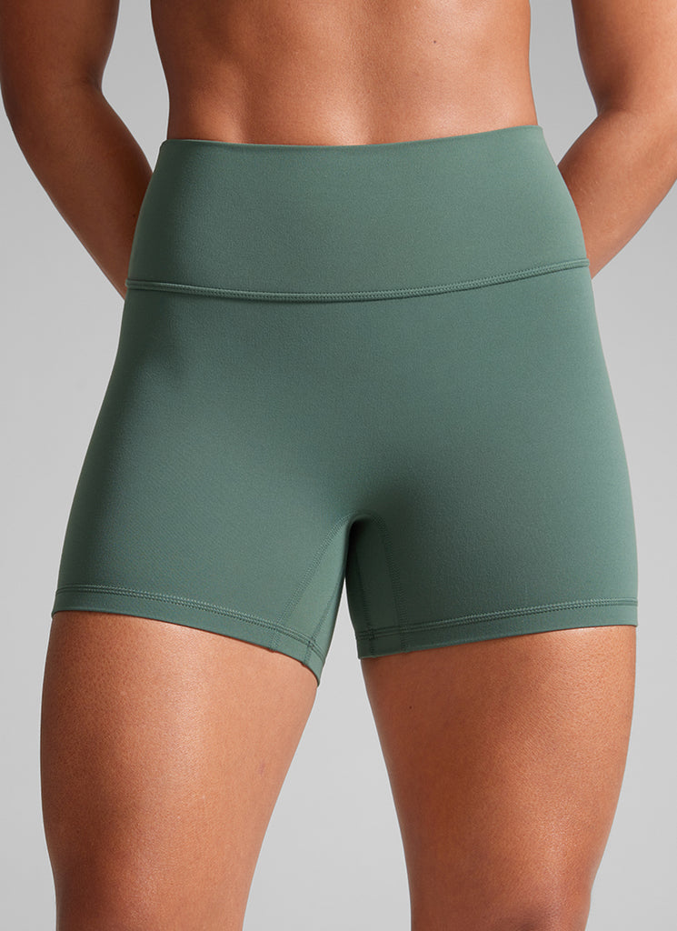 CRZ YOGA Womens Butterlift Scrunch Butt Atheletic Workout Biker Shorts Hot Fudge Brown
