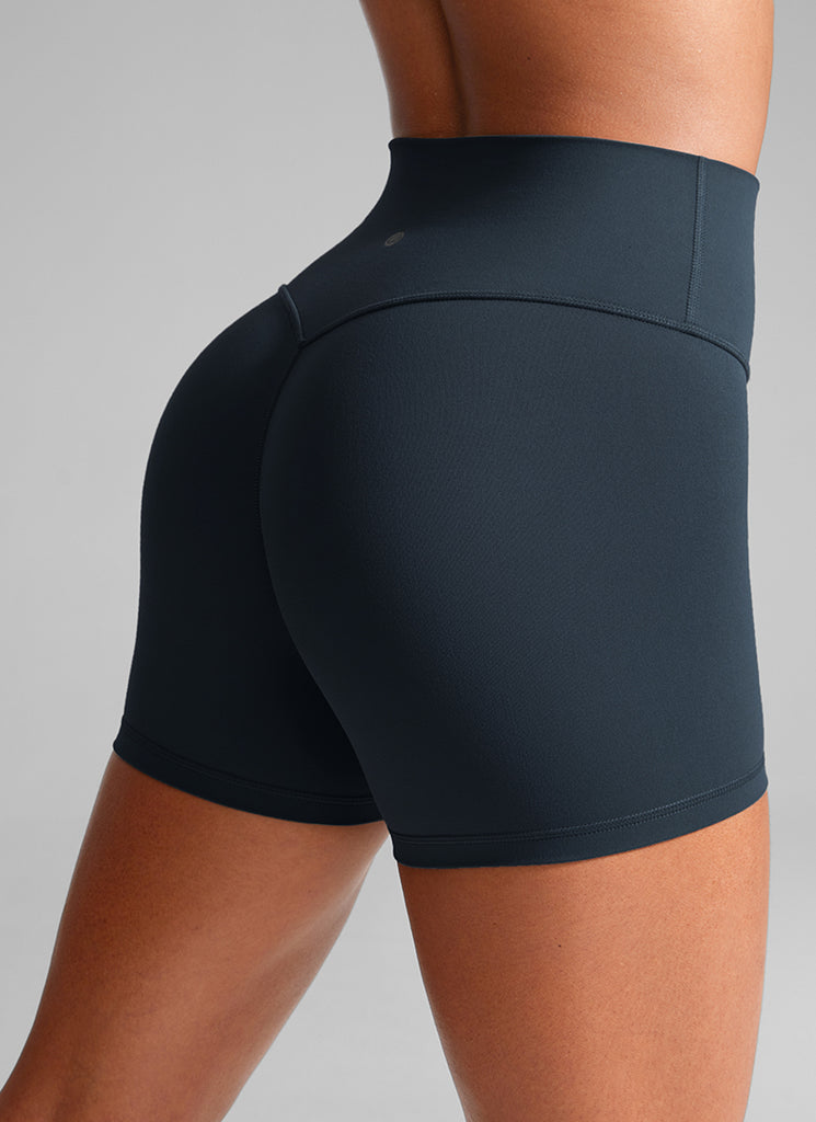 CRZ YOGA Womens Butterlift Scrunch Butt Atheletic Workout Biker Shorts True Navy