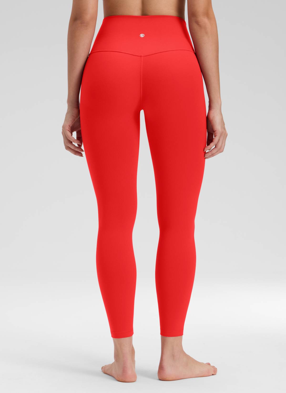CRZ YOGA Women's Butterluxe Yoga High Rise No Front Seam Legging 25'' Deep Red