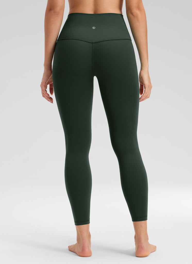 CRZ YOGA Women's Butterluxe Yoga High Rise No Front Seam Legging 25'' Legend Green