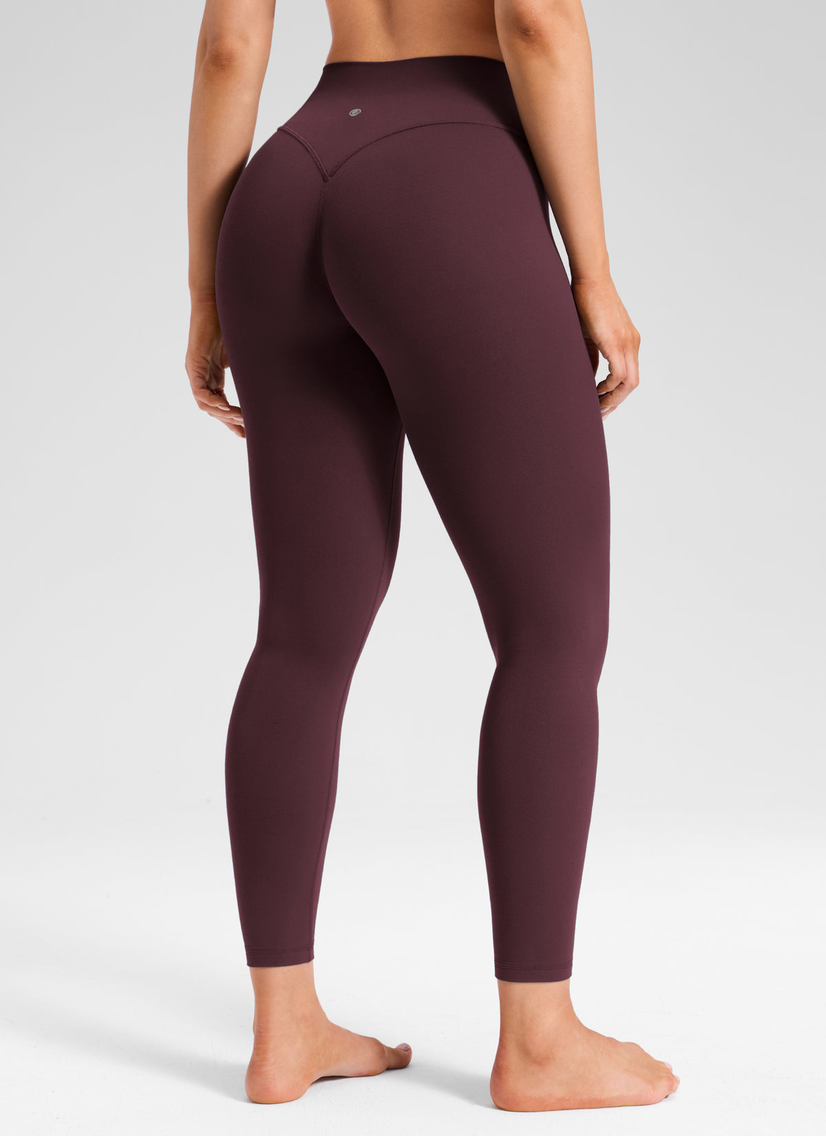 CRZ YOGA Softretch Secretsculpt™ Minor High Rise Front Seam Legging Ripe Plum @model_info:Mariana