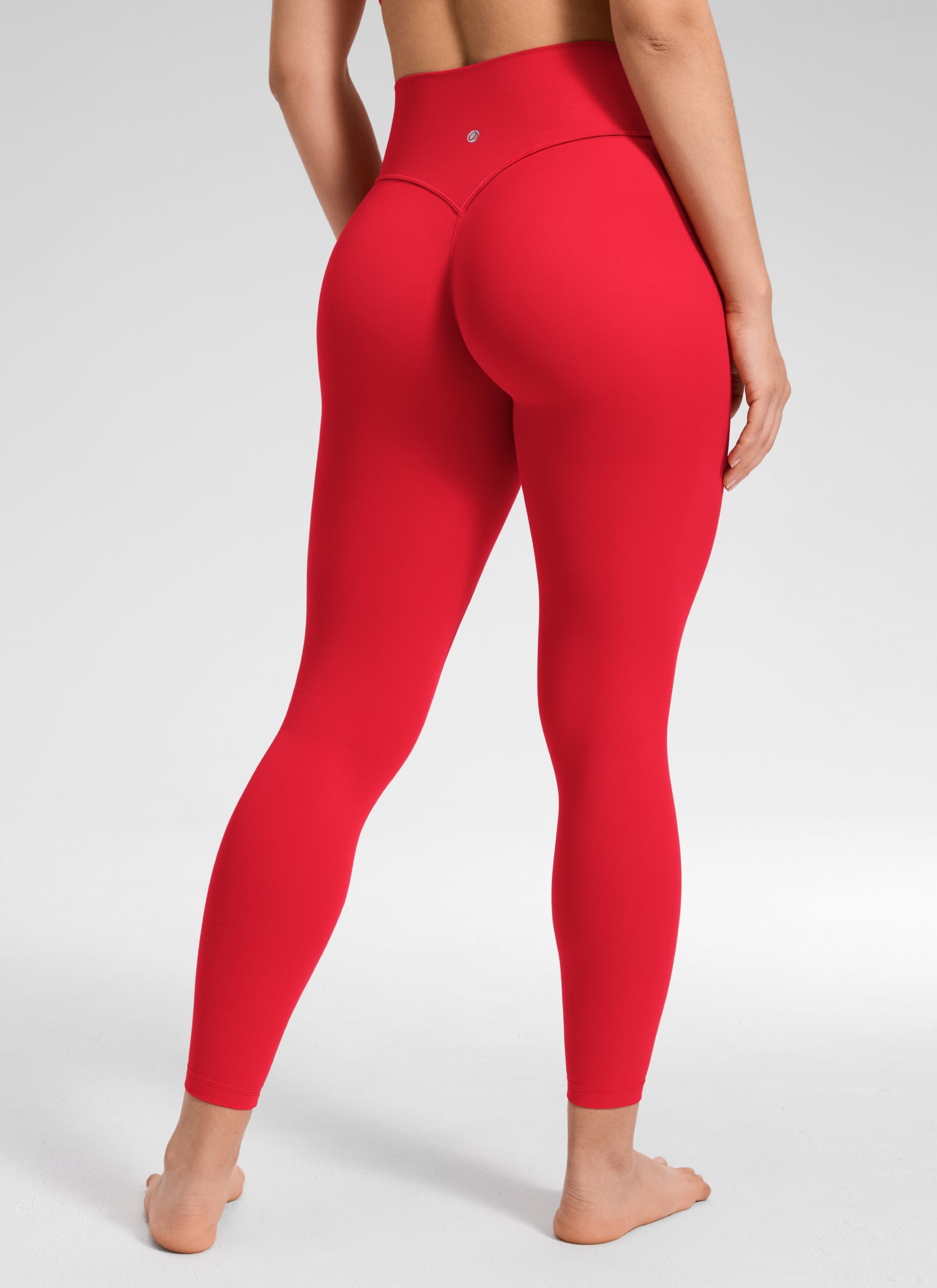 CRZ YOGA Softretch Secretsculpt™ Minor High Rise Front Seam Legging Aurora Red