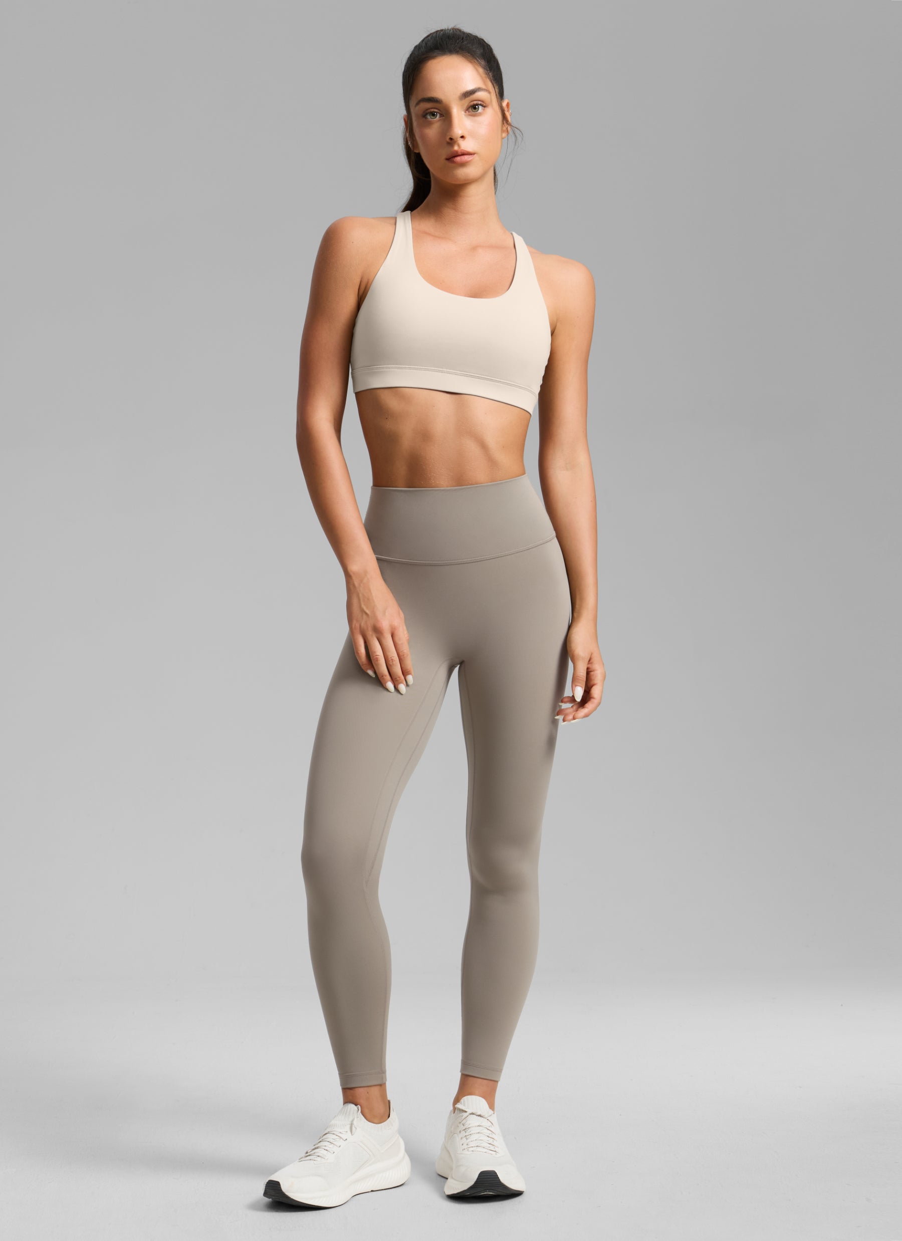 CRZ YOGA Women's SculptAir Yoga High Rise No Front Seam Legging 25