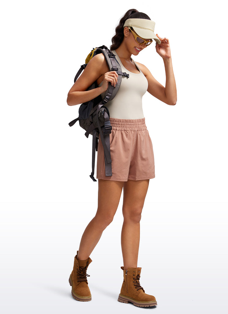 CRZ YOGA Women's Yoga Tight Fit Butterluxe Crewneck Tank Top Racerback True Navy