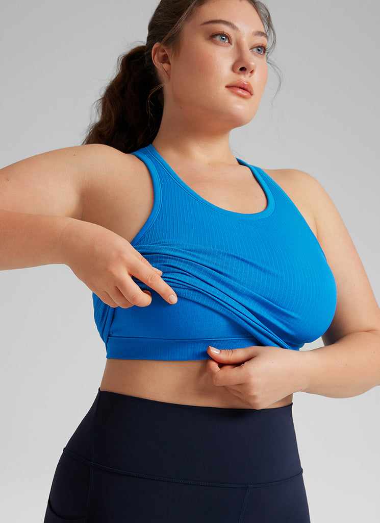 CRZ YOGA Women's Yoga Slim Fit Tops Seamless Longline Tank High Neck Deep Red