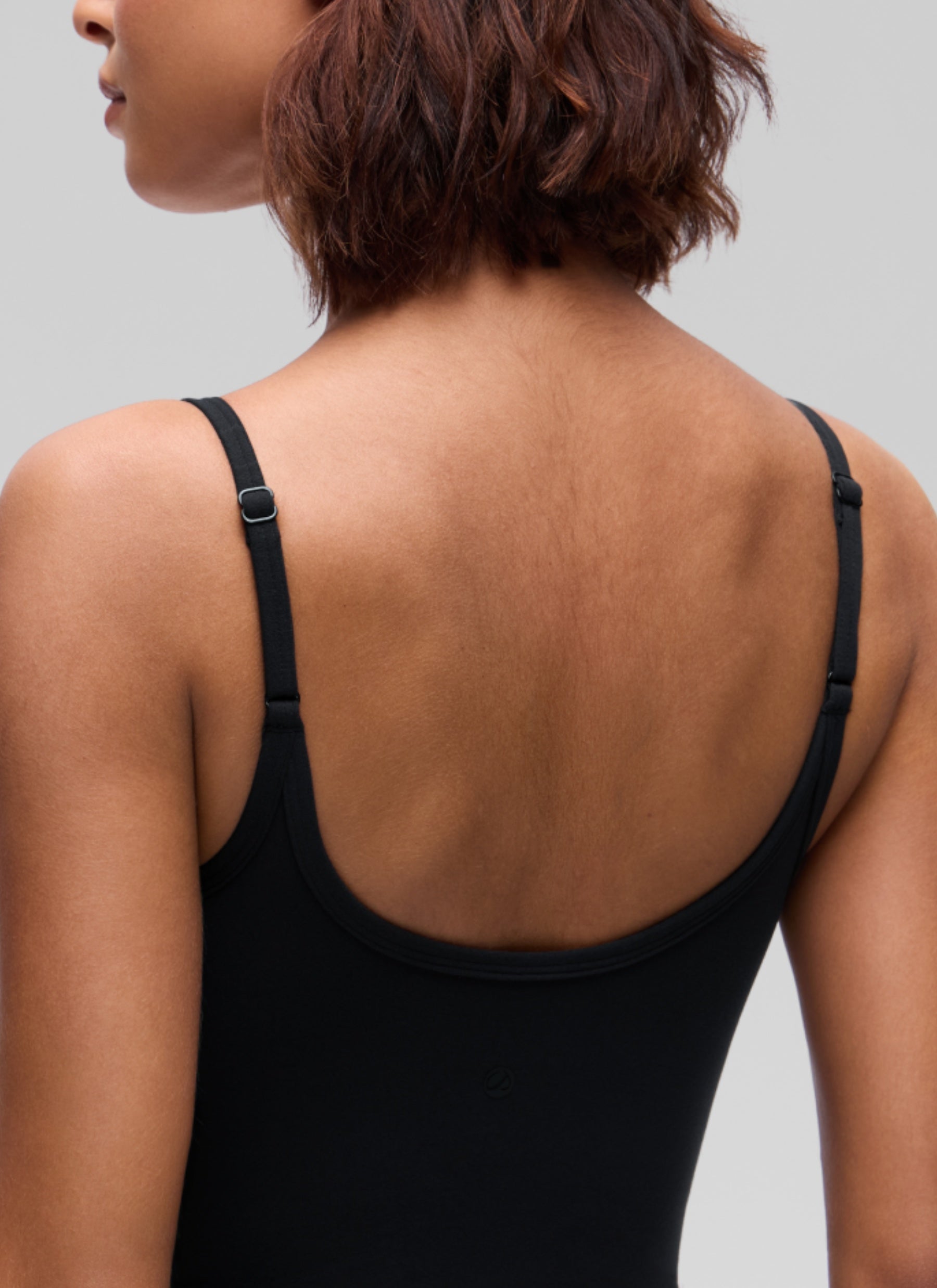 CRZ YOGA Women's Softembrace Casual Scoop Neck Double Lined Tank Black @model_info:T