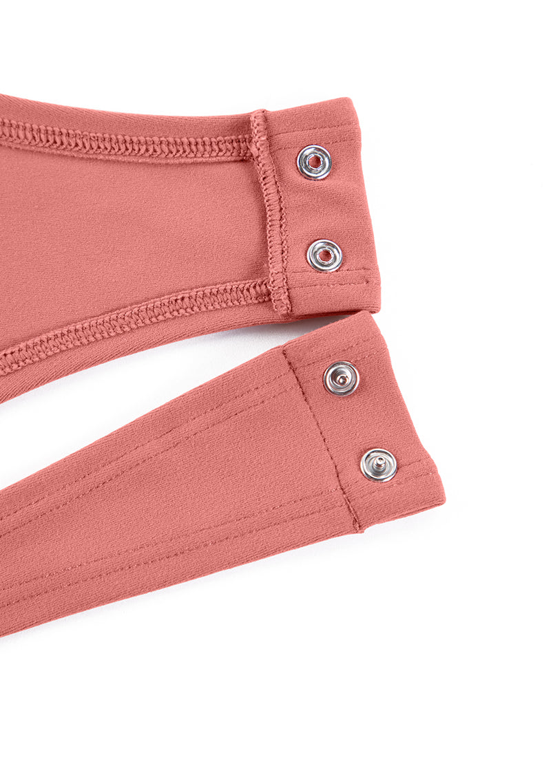 CRZ YOGA Women's Yoga Tight Fit Crew Neck Long Sleeves Bodysuits Briar Rose @model_info:NEW