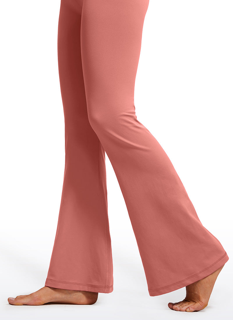 CRZ YOGA Women Butterluxe V Crossover High Waist Flare Leggings 31