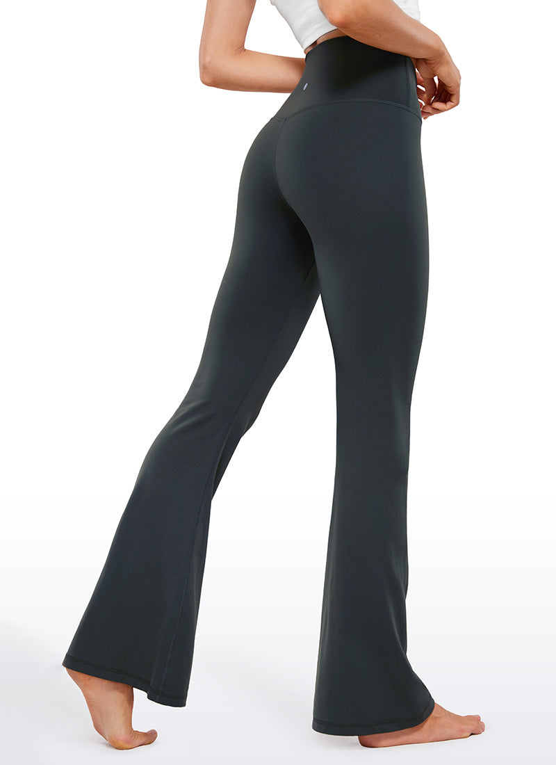 CRZ YOGA Women Butterluxe V Crossover High Waist Flare Leggings 31