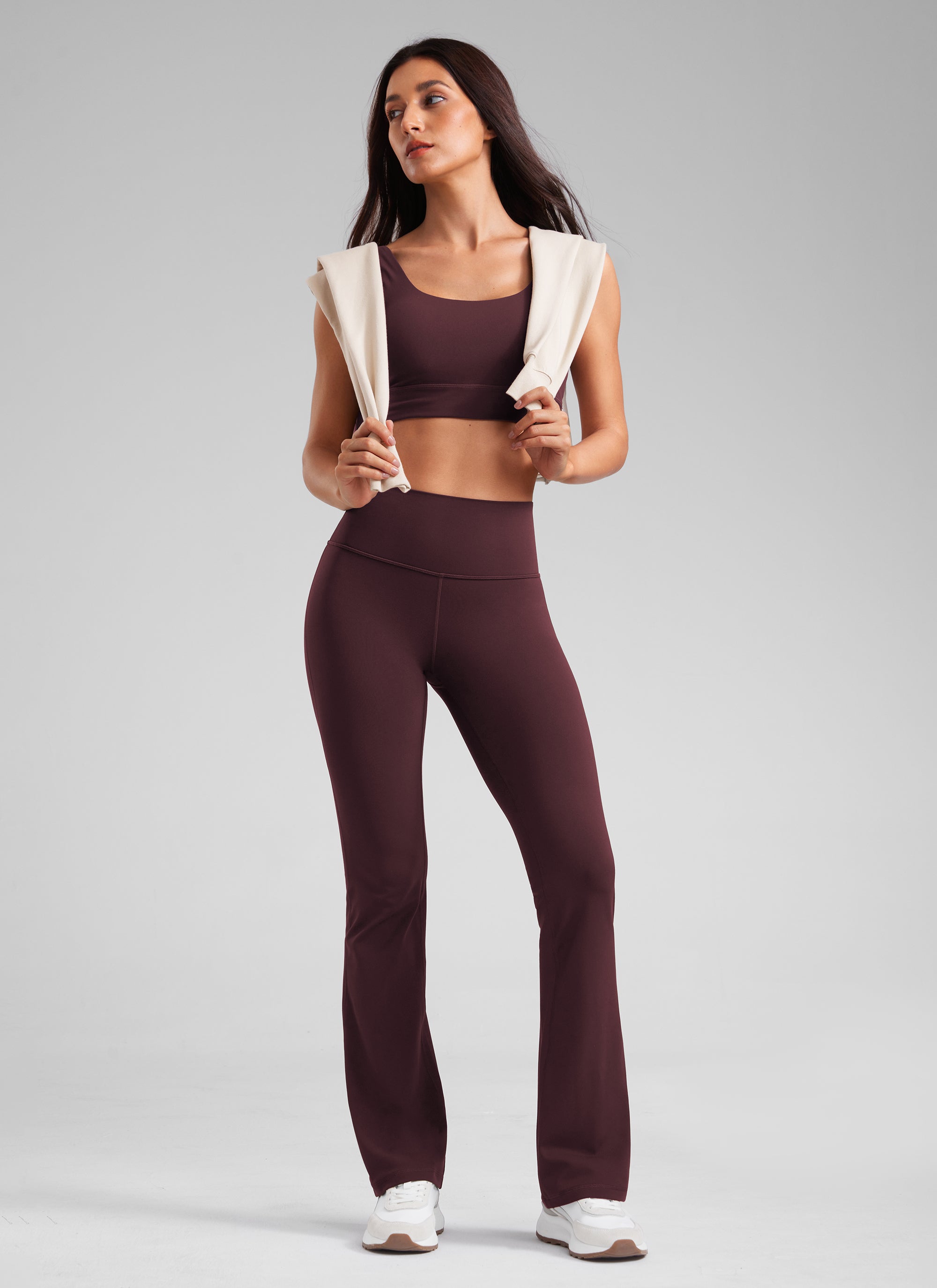 CRZ YOGA Women's Butterluxe High Waist Flare Leg Bootcut Leggings 32