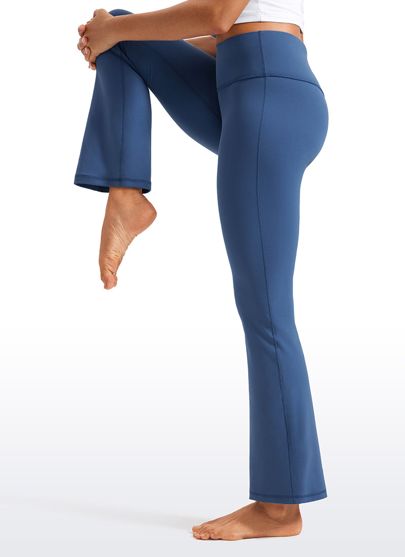 CRZ YOGA Women's Yoga High Waist Butterluxe Flare Pocket Leggings 29