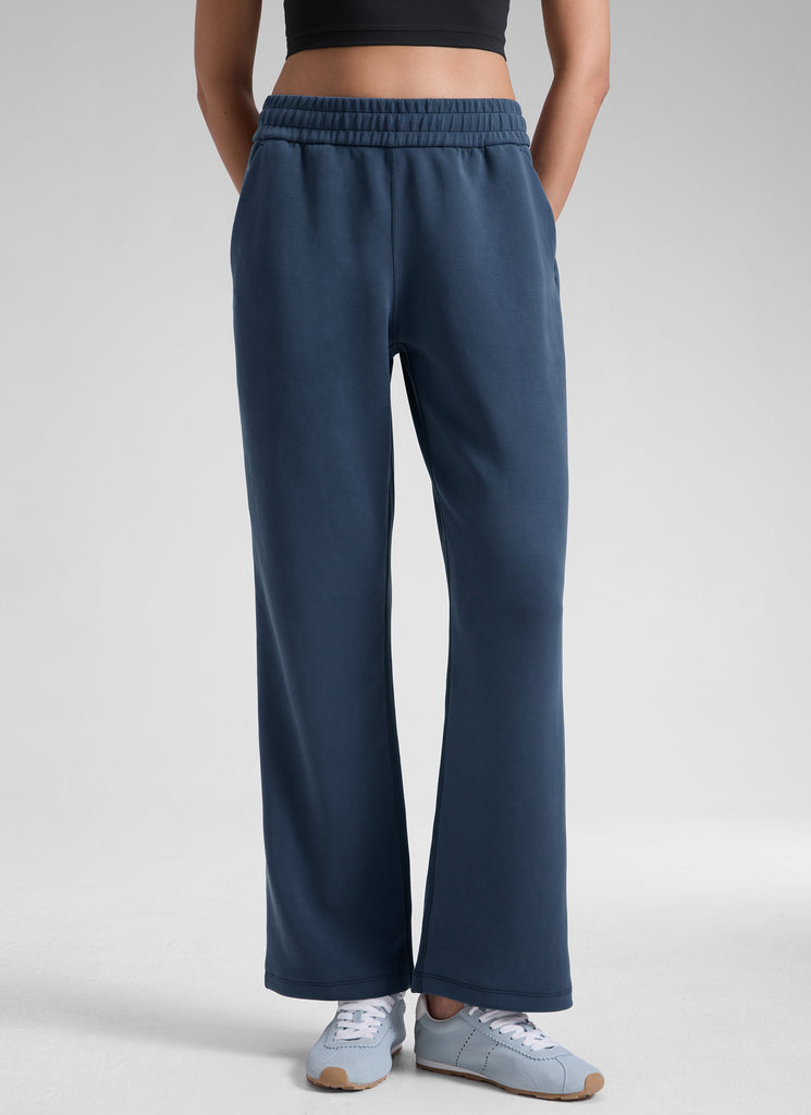 CRZ YOGA  Women's Casual SoftAura Modal High Rise Pocket Sweatpant 29" Hot Fudge Brown