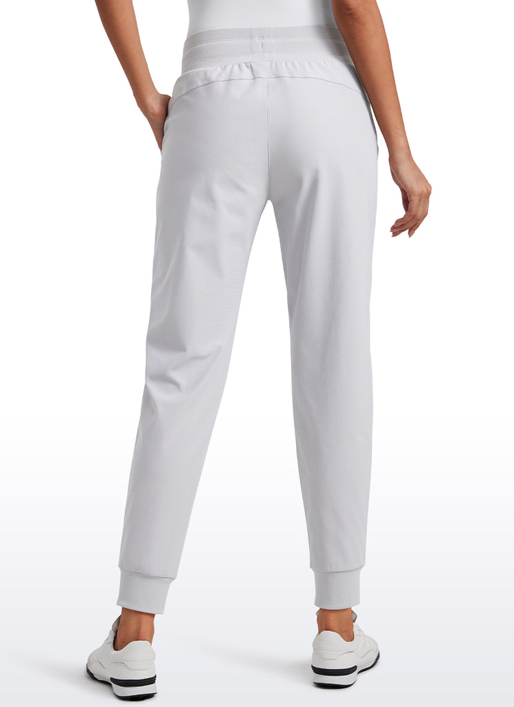 CRZ YOGA Women's Golf All-day Slim-Fit Joggers 27.5'' with pockets Mysterious Grey