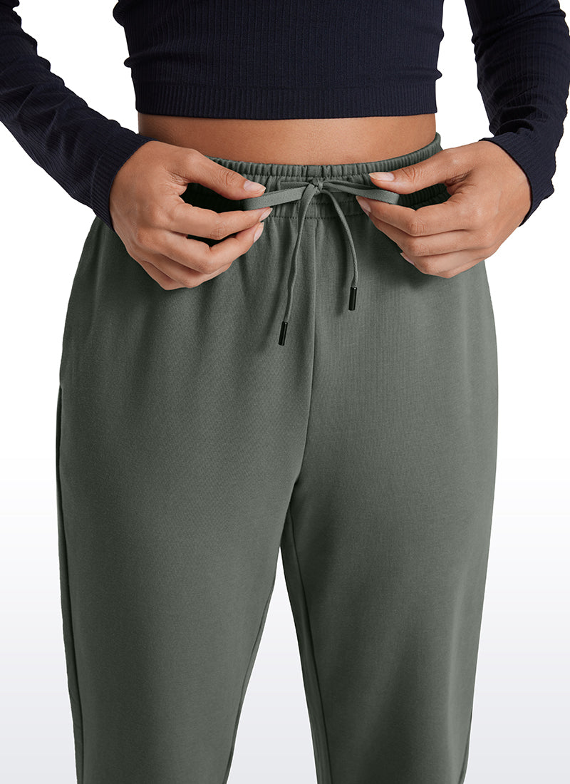 Cotton Fleece Sweatpants Pockets Joggers 28