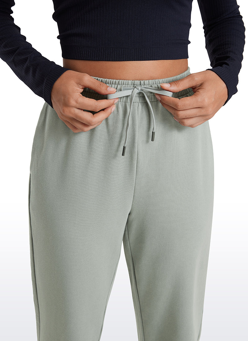 Cotton Fleece Sweatpants Pockets Joggers 28