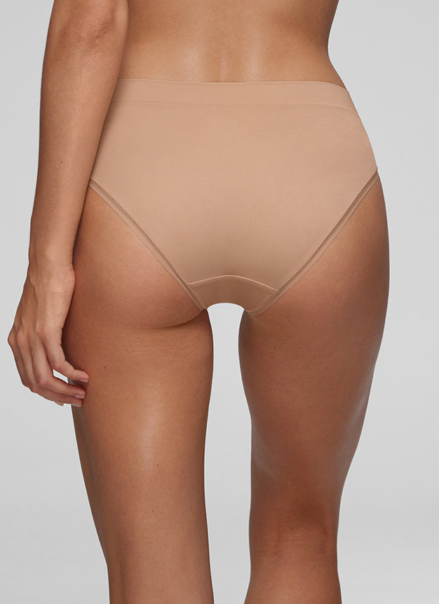 CRZ YOGA Softhold Women High Rise Breathable Bikini Underwear Pack Black 3pack