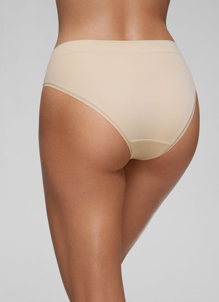 CRZ YOGA Softhold Women High Rise Breathable Bikini Underwear Pack Grey White Pink