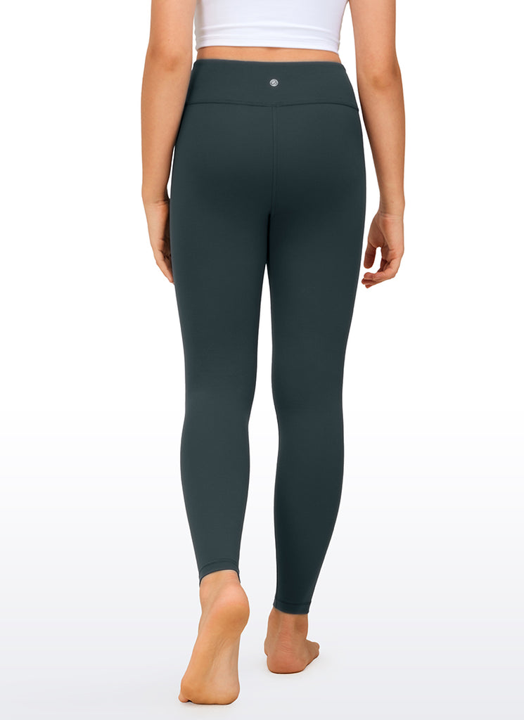 CRZ YOGA Girl's Active Sports Yoga Lounge Butterluxe Yoga Leggings Hibiscus Purple