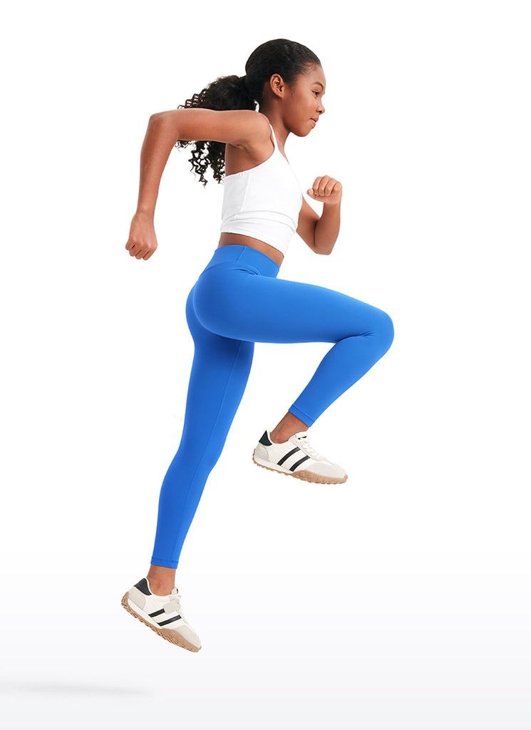 CRZ YOGA Girl's Active Sports Yoga Lounge Butterluxe Yoga Leggings Deep Red