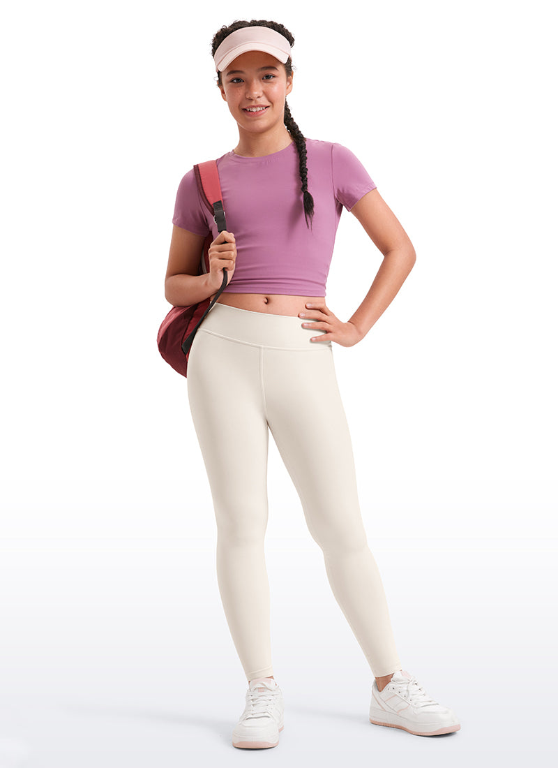CRZ YOGA Meisjes Butterluxe Crossover Atletische Legging - Hoge Taille V Cross Kids Lounge Broek Yoga Actieve Dans Hardlooplegging Lava Brown XS CRZ YOGA Meisjes Butterluxe Crossover Atletische Legging - Hoge Taille V Cross Kids Lounge Broek Yoga Actieve Dans Hardlooplegging Lava Brown XS