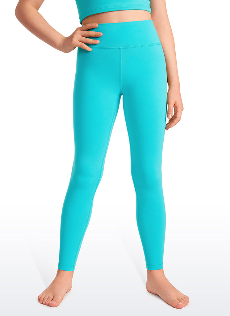 CRZ YOGA Girl's Active Sports Yoga Lounge Butterluxe Yoga Leggings Spectral Blue