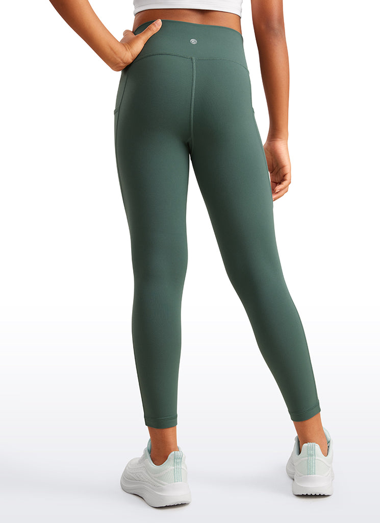 CRZ YOGA Girl's Active Sports Yoga Lounge Butterluxe Yoga Leggings Coffee Brown