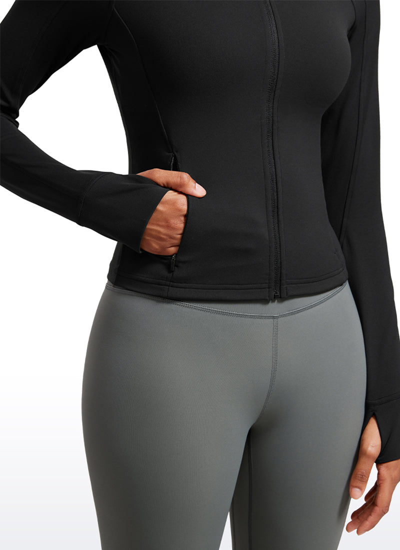 Butterluxe Waist-Length Full Zip Jackets