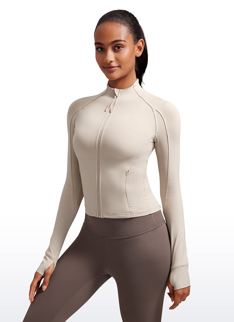 Butterluxe Waist-Length Full Zip Jackets