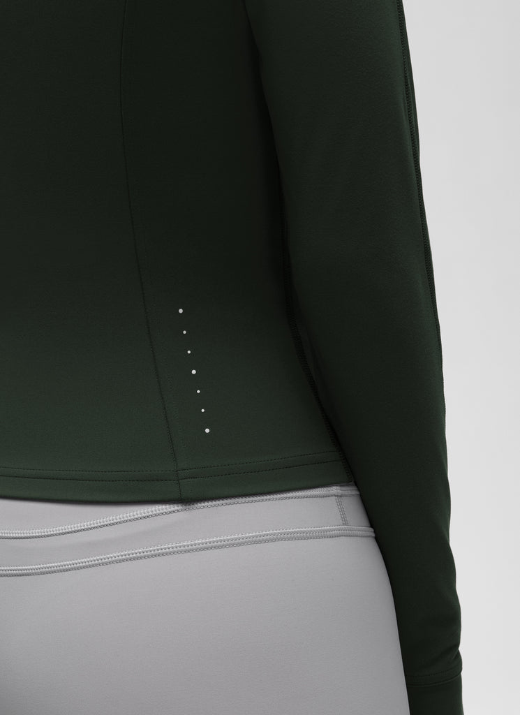 CRZ YOGA Women's Butterluxe Cropped Pocket Outerwear Full Zip Jackets Red Merlot