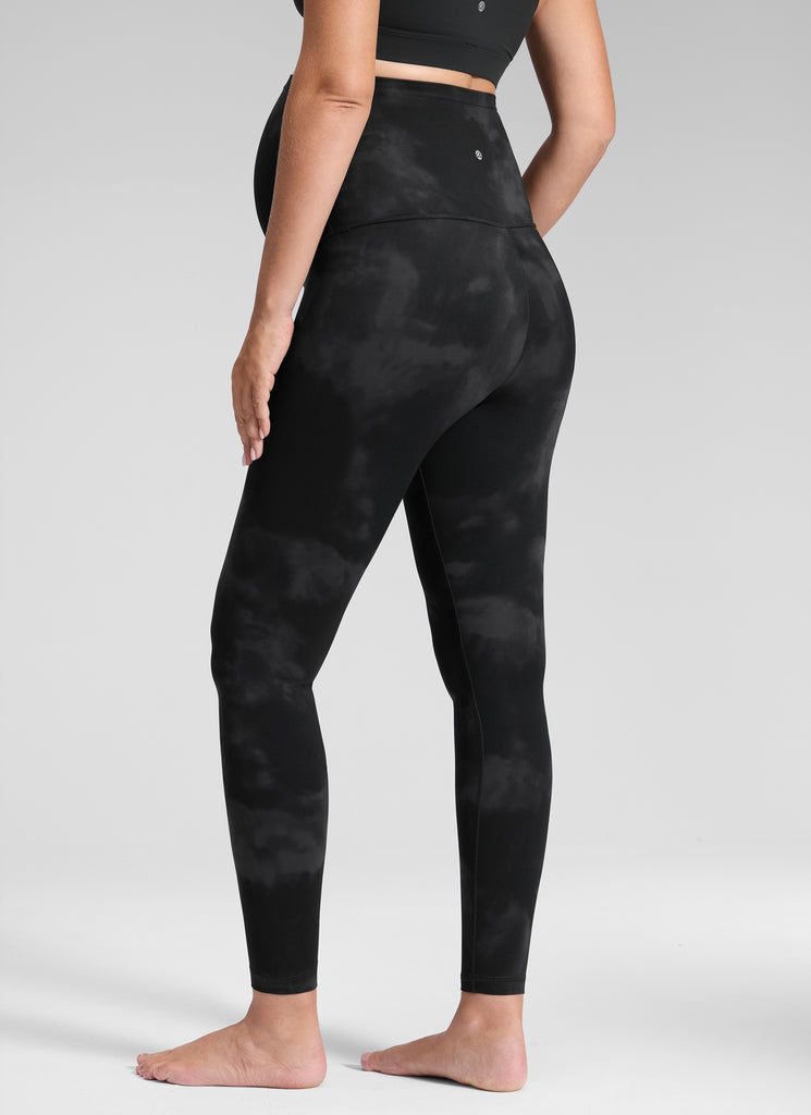 CRZ YOGA Women's Maternity Leggings Super High Rise Butterluxe 25'' Black