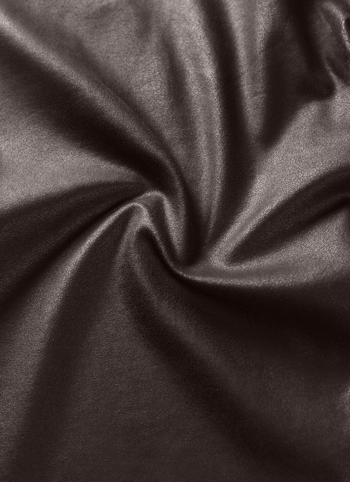 CRZ YOGA Women Butterluxe Matte Faux Leather Leggings 28' Hot Fudge Brown Foil Pattern