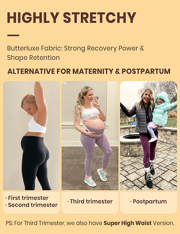 CRZ YOGA Women's Yoga Lounge High Rise Butterluxe Yoga Leggings 25'' Burgundy Tie Dye Flowers