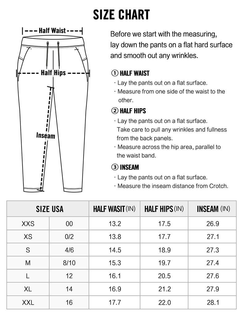 CRZ YOGA Women's Travel Slim Fit Stretch Drawstring 7/8 Pants 27'' Navy