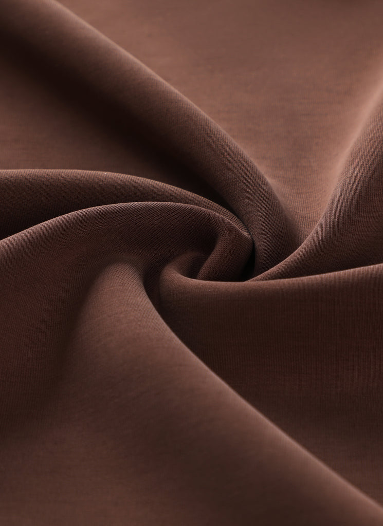 CRZ YOGA Women SoftAura Sweatpants High Waisted Pockest Joggers 28" Coffee Brown