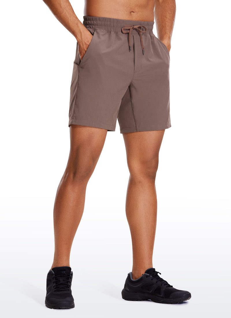 CRZ YOGA Women's Butterluxe Bermuda Long Shorts Pockets 9'' - Medium, Black